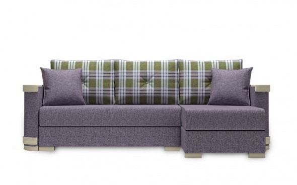 Угловой диван Serena 210 (Uno roze grey + kenturi sage) в Ярославле - изображение