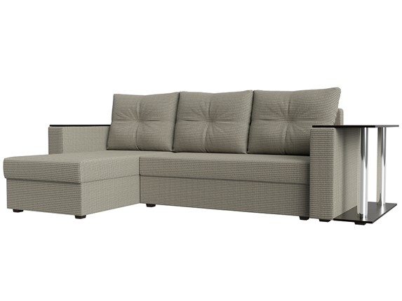 Угловой диван Атланта Лайт, Корфу 02 (рогожка) в Ярославле - изображение