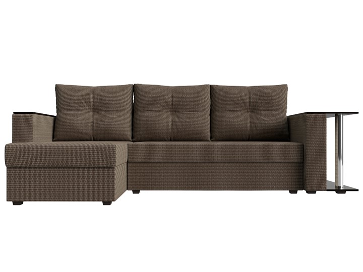 Угловой раскладной диван Атланта Лайт, Корфу 03 (рогожка) в Ярославле - изображение 1