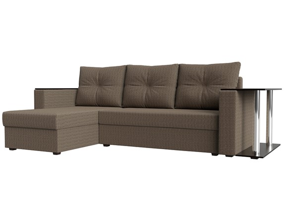Угловой раскладной диван Атланта Лайт, Корфу 03 (рогожка) в Ярославле - изображение