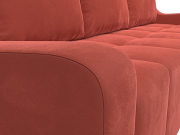 Угловой диван для гостиной Элида, Коралловый (микровельвет) в Ярославле - предосмотр 4