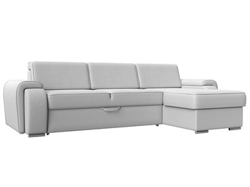 Угловой раскладной диван Лига-025, Белый (Экокожа) в Ярославле