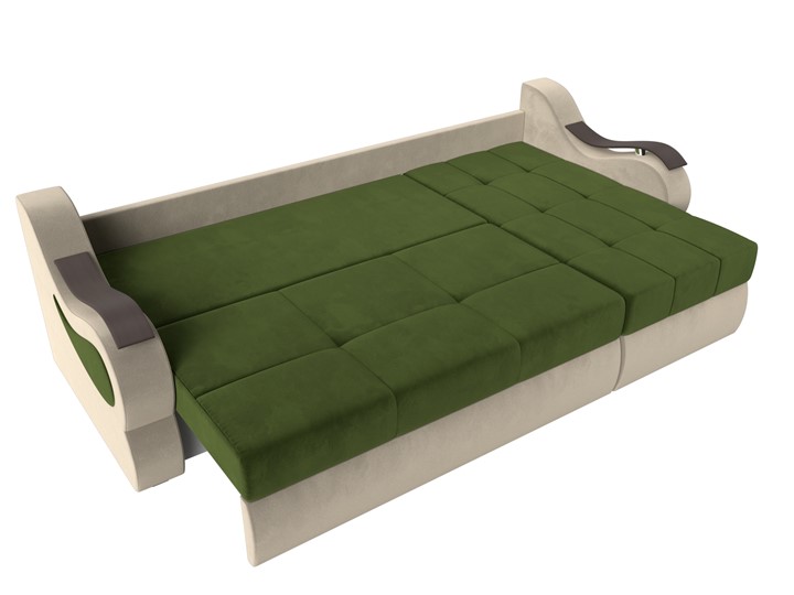 Угловой диван Меркурий, Зеленый/бежевый (вельвет) в Ярославле - изображение 5
