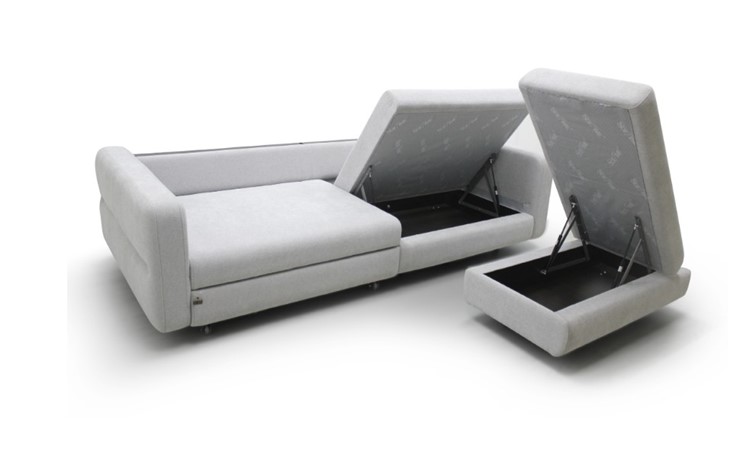 Модульный диван с пуфом Марко (м6,1+м3д+м3ящ+м6,1+м13) в Ярославле - изображение 2