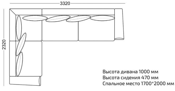 Угловой диван Виктория в Ярославле - изображение 2