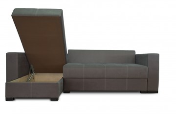 Угловой диван Fashion soft 210 (Uno grey + Brix latte) в Ярославле - предосмотр 2