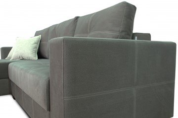 Угловой диван Fashion soft 210 (Uno grey + Brix latte) в Ярославле - предосмотр 5