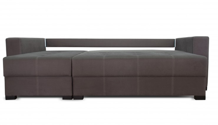 Угловой диван Fashion soft 210 (Uno grey + Brix latte) в Ярославле - изображение 1