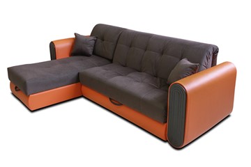Угловой диван с оттоманкой Аккордеон-8 (сп.м. 130х205) в Ярославле - предосмотр