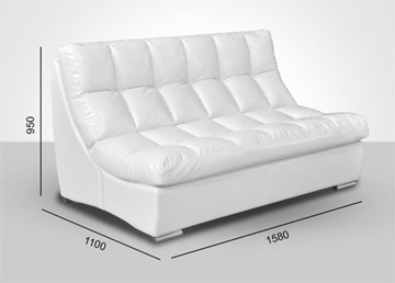Прямой диван Брайтон без механизма 1580*1100*950 в Ярославле