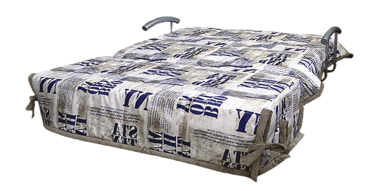Прямой диван Аккордеон без боковин, спальное место 1200 в Рыбинске - изображение 1
