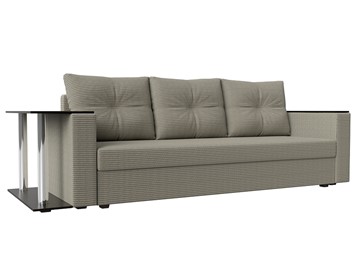 Прямой диван Атланта лайт со столом, Корфу 02 (Рогожка) в Ярославле