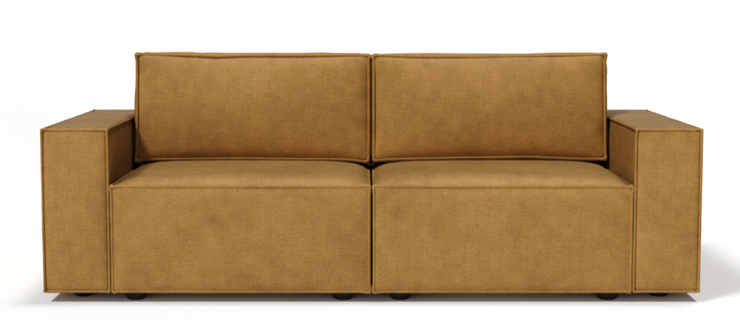 Прямой диван Лофт БЛ2-БП2 (Ремни/Еврокнижка) в Ярославле - изображение 7