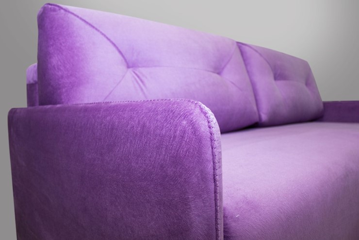 Прямой диван фиолетовый  Лондон 2120х1120 в Ярославле - изображение 4