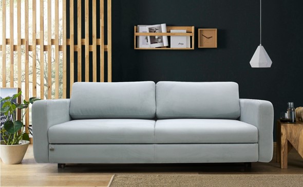 Прямой диван Марко ППУ HR 215х123 м6,1+м10,1+м6,1 узкие подлокотники в Ярославле - изображение