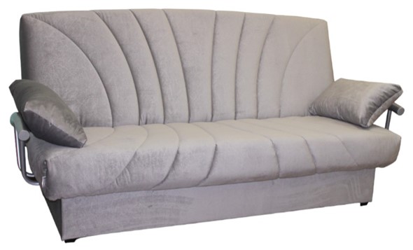 Прямой диван Рио с металлическими подлокотниками в Ярославле - изображение