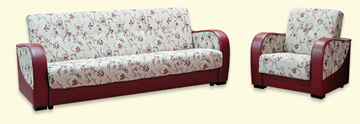 Мебельный комплект Элегия 5, диван + кресло в Ярославле