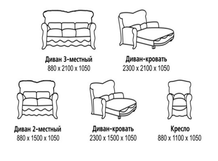 Прямой диван Барокко, ДБ3 в Рыбинске - изображение 7