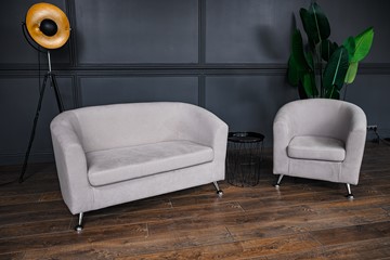 Комплект мебели Брамс  цвет бежевый диван 2Д + кресло в Ярославле - предосмотр 1