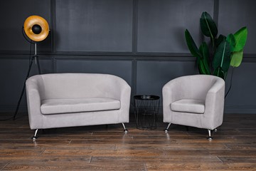 Комплект мебели Брамс  цвет бежевый диван 2Д + кресло в Ярославле
