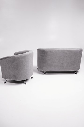 Комплект мебели Брамс  цвет серый диван 2Д + кресло в Ярославле - изображение 5