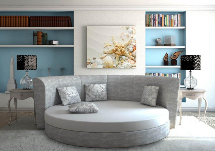 Круглый диван-кровать Смайл в Ярославле - изображение 5