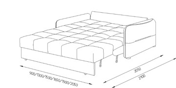 Прямой диван Токио 2 150 (НПБ) в Ярославле - предосмотр 7