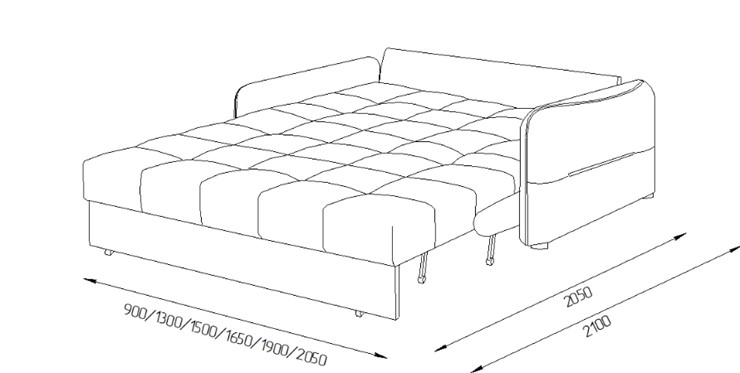 Прямой диван Токио 2 150 (НПБ) в Ярославле - изображение 7