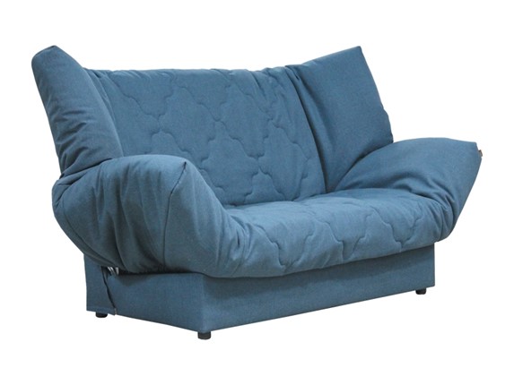 Прямой диван Ивона, темпо7синий в Ярославле - изображение