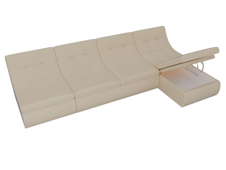 Большой модульный диван Холидей, Бежевый (экокожа) в Ярославле - изображение 7