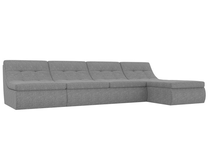 Модульный угловой диван Холидей, Серый (рогожка) в Ярославле - изображение