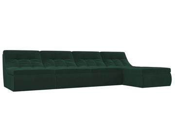 Большой модульный диван Холидей, Зеленый (велюр) в Ярославле