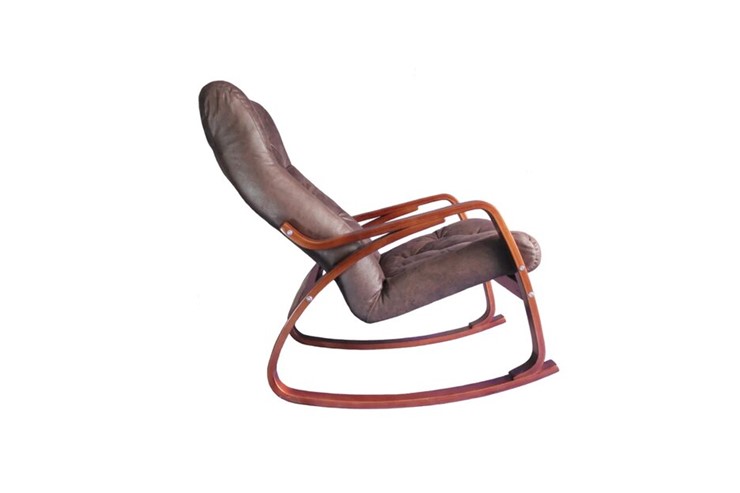 Кресло-качалка Гранд, замша шоколад в Ярославле - изображение 1