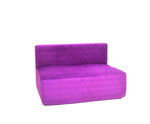 Кресло бескаркасное Тетрис 100х80х60, фиолетовое в Ярославле - изображение