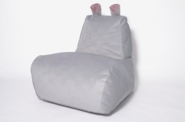 Кресло-мешок Бегемот серый в Ярославле - изображение