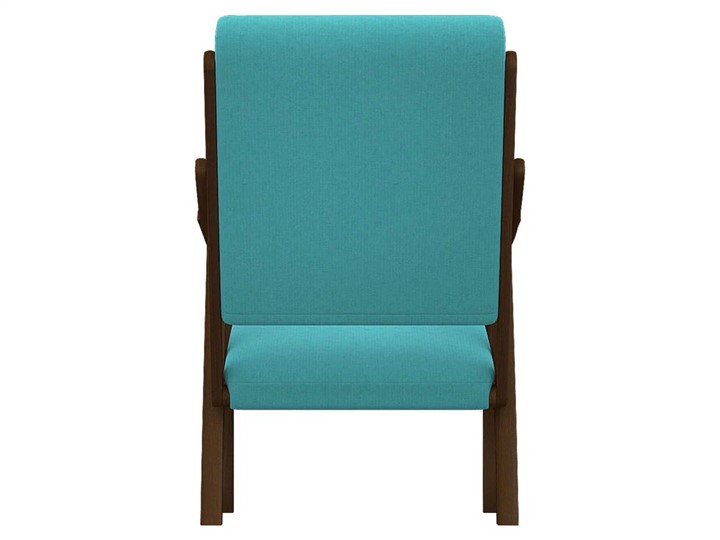 Мягкое кресло Вега 10 ткань бирюза, каркас орех в Ярославле - изображение 4