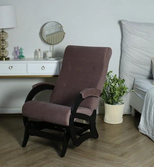 Маятниковое кресло Амелия, ткань кофе с молоком 35-Т-КМ в Ярославле - изображение 5
