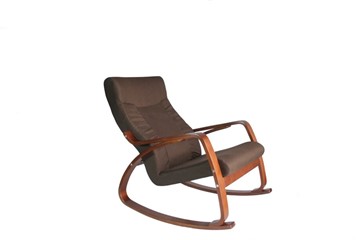 Кресло-качалка Женева, ткань шоколад в Ярославле - предосмотр