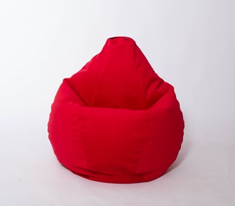 Кресло-мешок Груша большое, велюр однотон, красное в Рыбинске - предосмотр 2