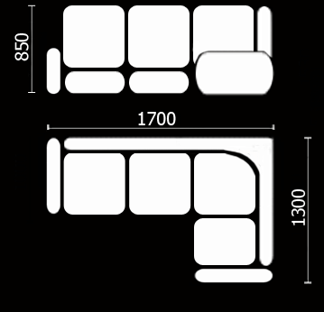 Кухонный угловой диван Нео КМ-01 (168х128 см.) в Ярославле - изображение 3