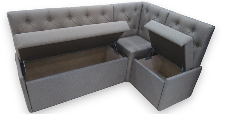 Угловой кухонный диван Квадро 7 мини с коробом в Ярославле - изображение 2