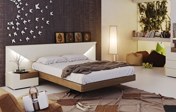 Спальная кровать Elena с подсветкой (180x200) в Ярославле - предосмотр 1
