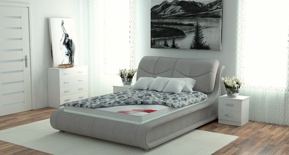 Кровать с механизмом 2-спальная Сицилия 180х200 (с коробом) в Ярославле - изображение