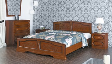 Спальная кровать Елена (Орех) 180х200 в Ярославле