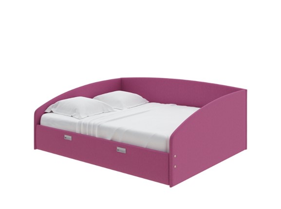 Кровать двуспальная Bono 160х200, Рогожка (Savana Berry) в Ярославле - изображение
