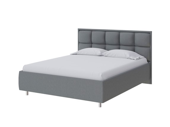 Двуспальная кровать Chessy 160х200, Рогожка (Savana Grey (серый)) в Ярославле - изображение