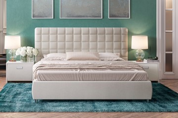Кровать в спальню Corso-3 200x200, Искусственная шерсть (Лама Лён) в Ярославле