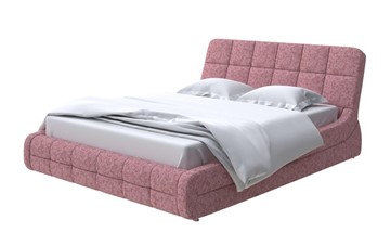 Двуспальная кровать Corso-6 200х200, Рогожка (Levis 62 Розовый) в Ярославле