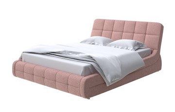 Двуспальная кровать Corso-6 200х200, Шенилл (Piano 10 Винтажный розовый) в Ярославле