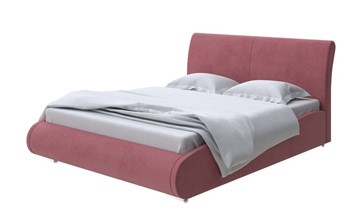 Кровать в спальню Corso-8 160x200, Велюр (Ultra Багряный) в Ярославле